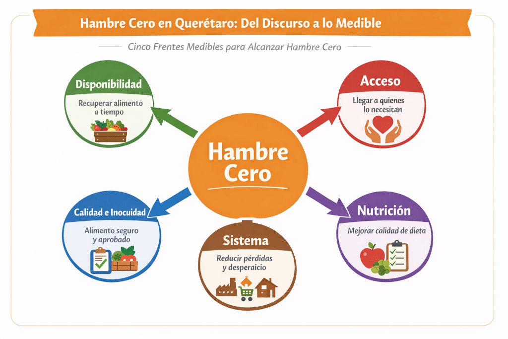 Hambre Cero 5 frentes medibles